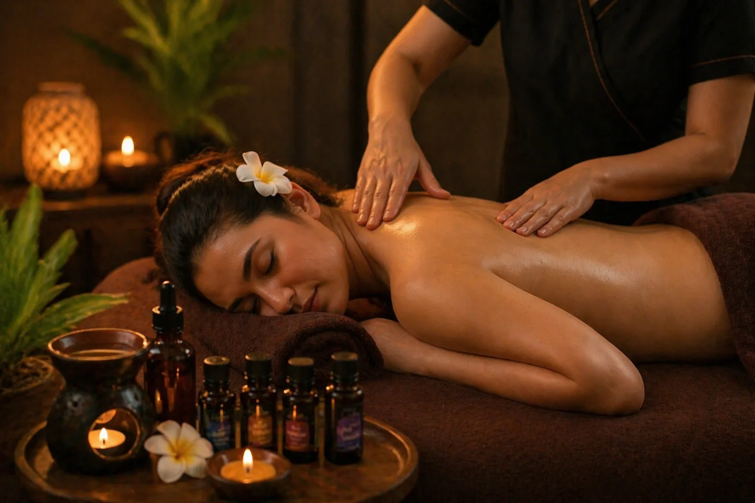 Aromamassage hos Pakpon Home Relax